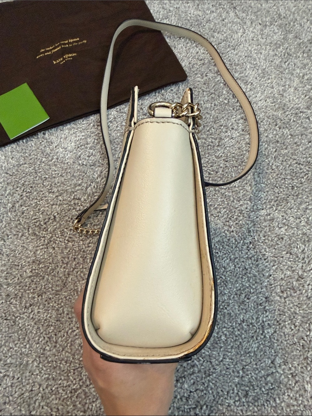 Kate Spade Cream Bow Crossbody Bag - Picture 7 of 12